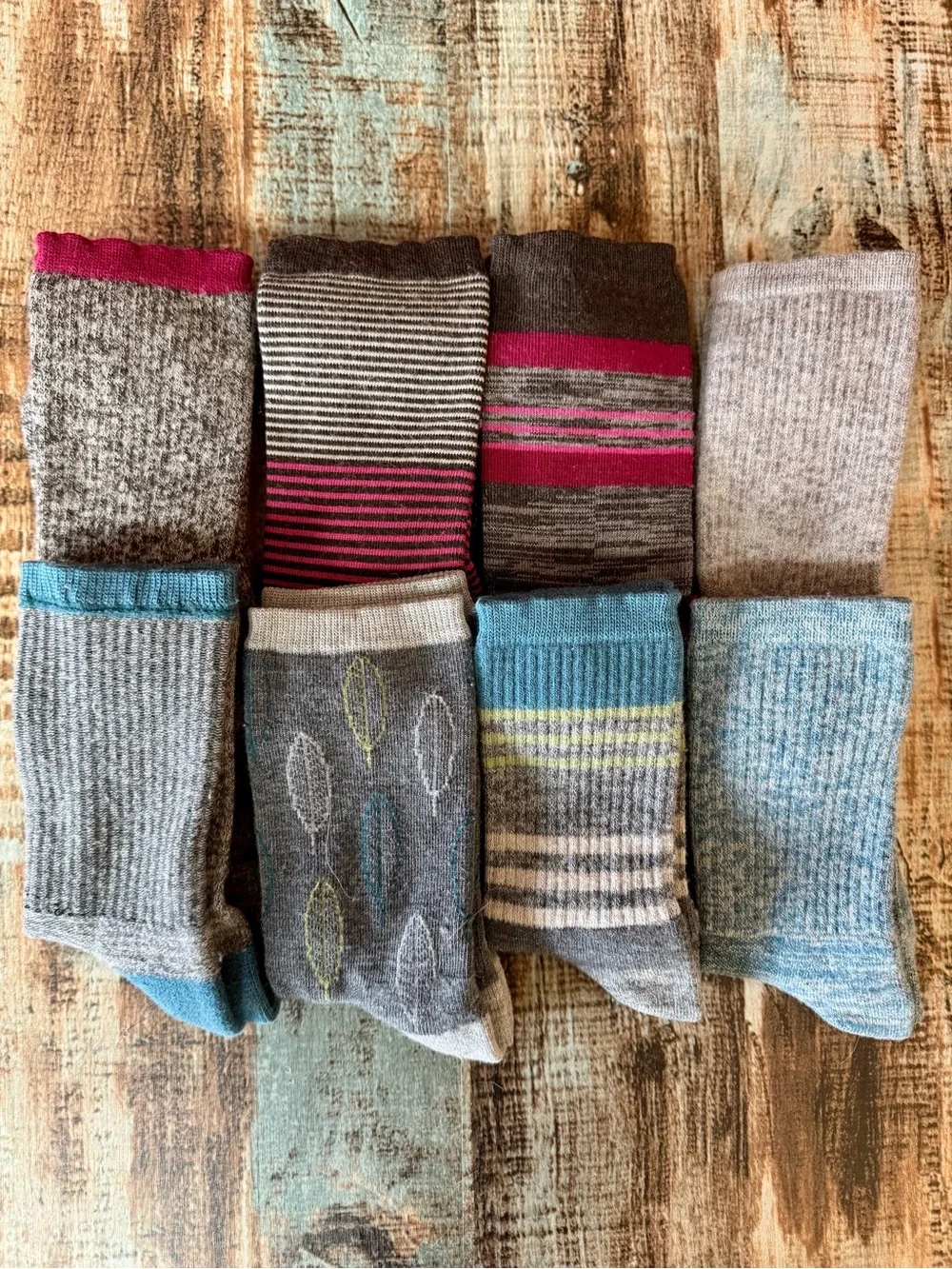 Women’s Crew Socks | Set of 8 | #S36